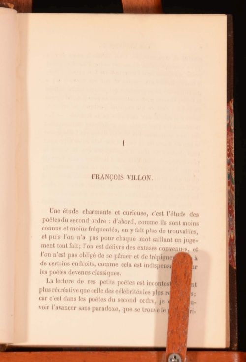 1856 Les Grotesques by Theophile Gautier Nouvelle Edition
