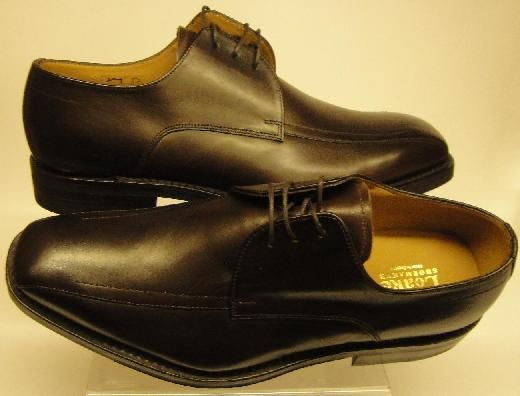 Loake Gielgud Dark Brown Burnished Calf Leather Shoe