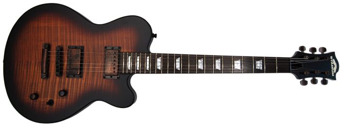 The Stadium WT 465 features a basswood body with a set maple neck, 22