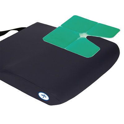 Medline Antithrust Gel Wheelchair Seat Cushion 20x16