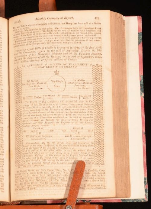 1814 The Monthly Magazine British Register Vol XXXVI Part II for 1813