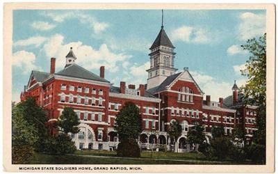 Grand Rapids Michigan c1918 Michigan State Soldiers Home