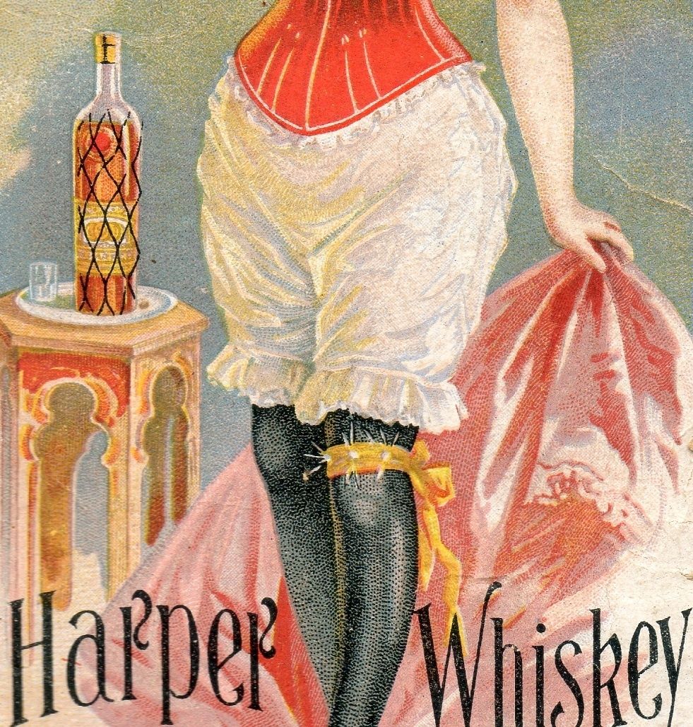  Harper Whiskey Edw S Hughes Glenwood Springs Mechanical Adv TRADE CARD