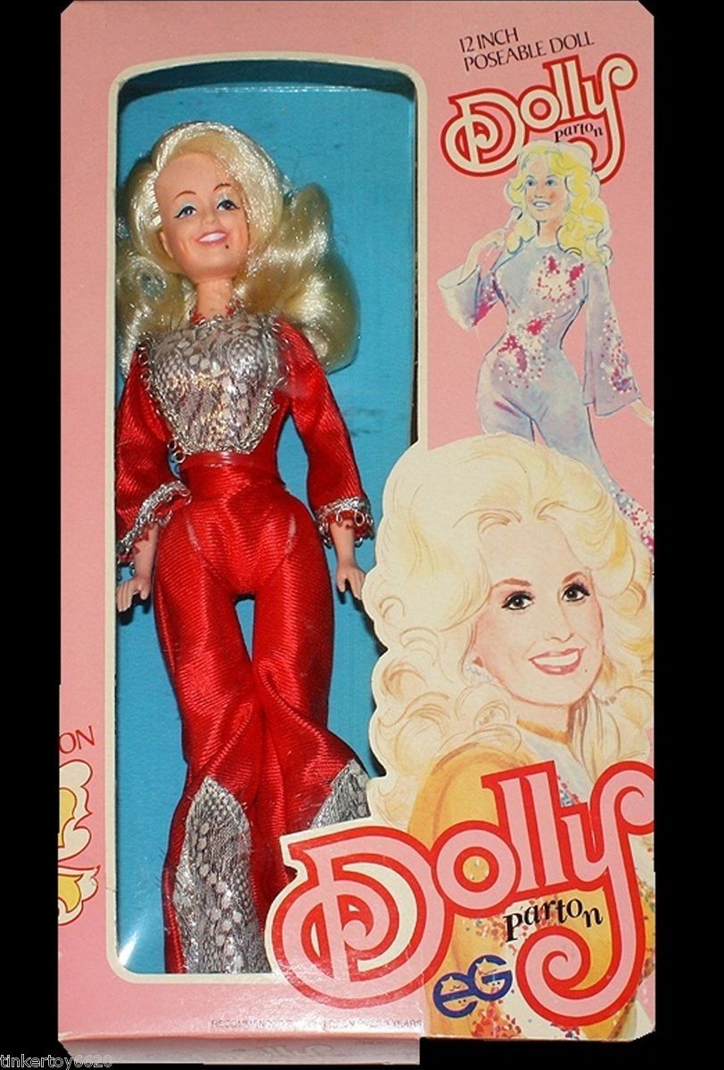 1970 Goldberger Dolly Parton 12 inch Poseable Doll Mint in Box