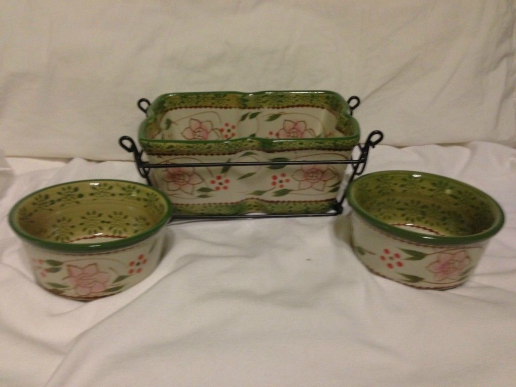 Temptations Bakeware 3 Piece Set Green