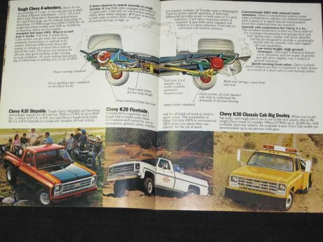 1979 Chevrolet Pickup Trucks Catalog Sales Brochure