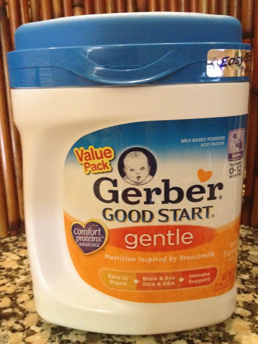 GERBER GOOD START Gentle Formula Powder BABY FORMULA NEW 2 25pounds