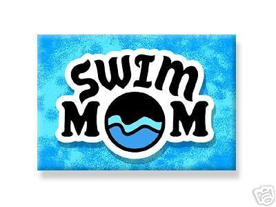 swim mom magnet swimming swimmer water polo h2o fridge time