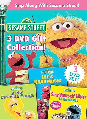 Sesame Street   Sing Along with Sesame Street 3 Pack (DVD, 2005, 3