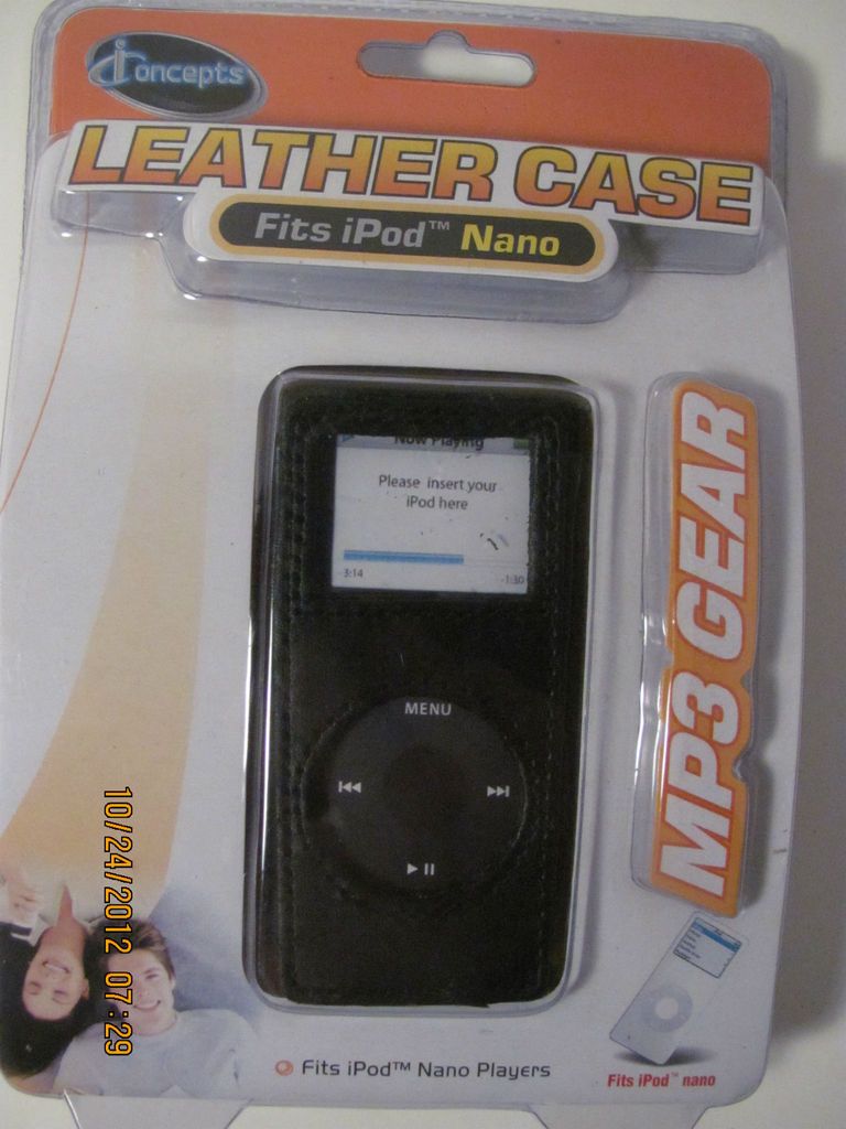  gear ipod nano leather case black concepts 17788 time