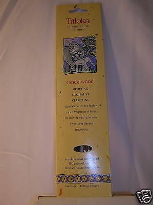 triloka herbal sandalwood incense sticks wonderful aroma 