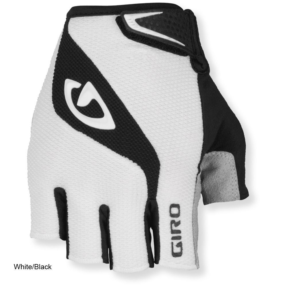 Giro Bravo Mitts 2012 Half Finger Gloves Road Bike Cycling White Black