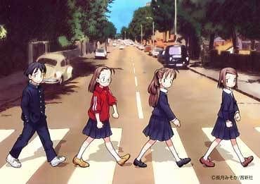 comic lo shitajiki pencil board beatles abbey road time left