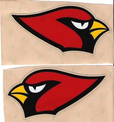 arizona cardinals full size football helmet decals 