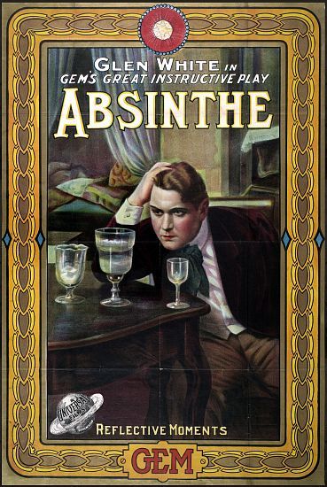 Glen White Absinthe Universal Films   Vintage Movie Posters