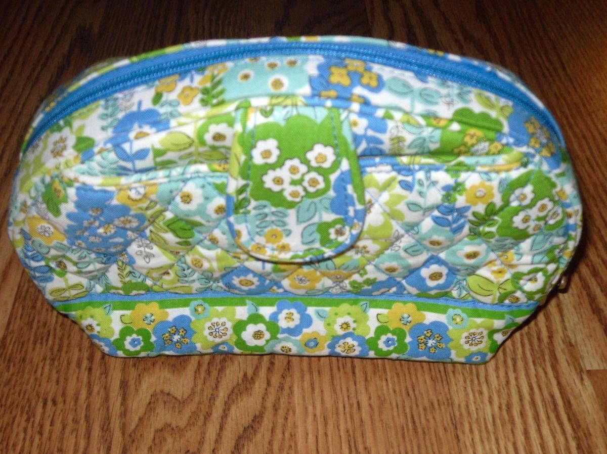 Vera Bradley English Meadow Pocket Cosmetic Bag Jewelry Bag