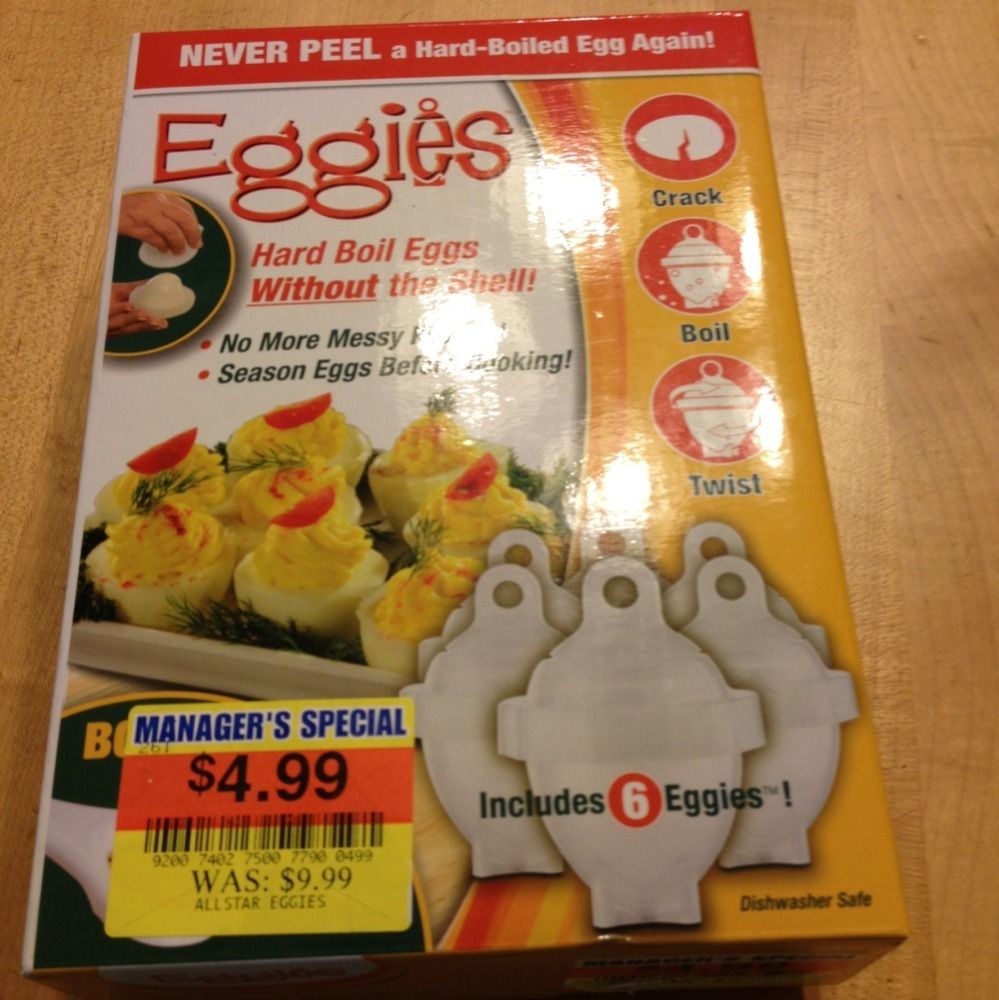 Eggies as Seen on TV New Hard Boiled Egg System