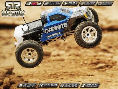 ARRMA AR102321 Granite Monster Truck 2 4GHz RTR Red