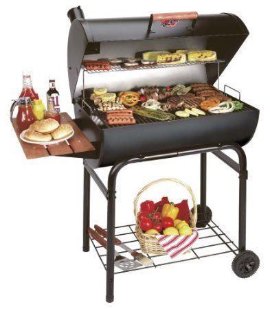 Char Griller 2222 Pro Deluxe Charcoal Grill Smoker