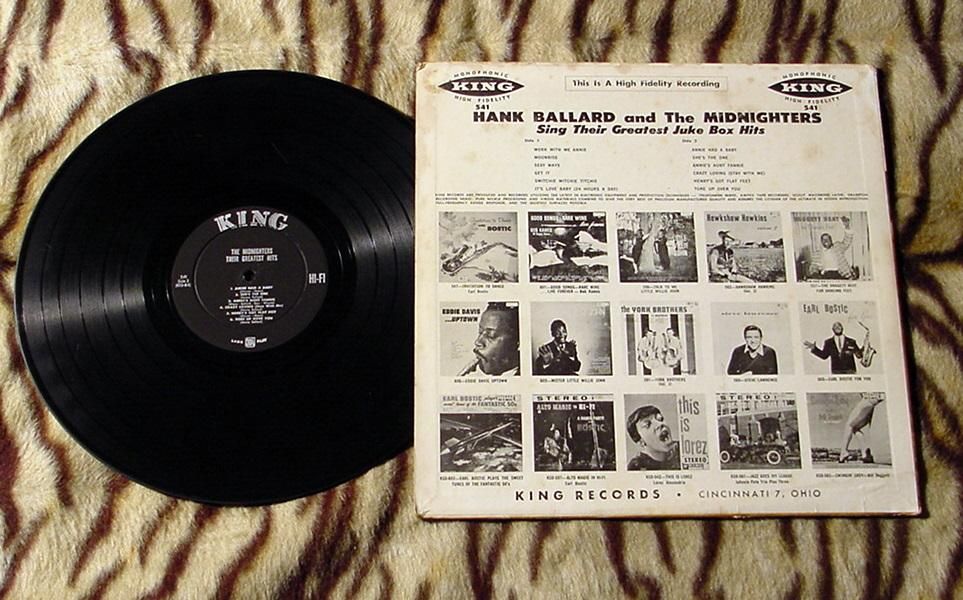 HANK BALLARD & THE MIDNIGHTERS GREATEST JUKE BOX HITS