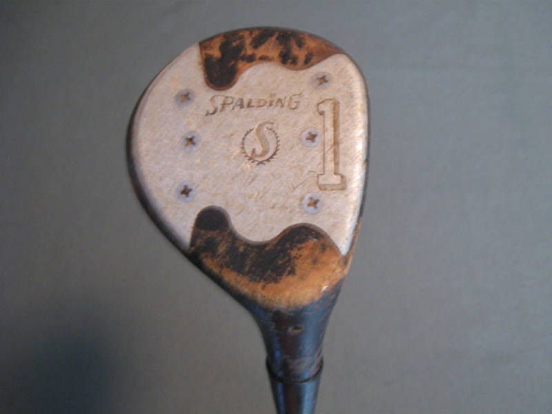 Vintage Spalding Driver Persimmon Sandra Haynie Prof