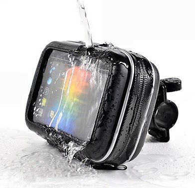 Waterproof Motorcycle Bicycle Case + HandleBar Mount for 4.3 GARMIN