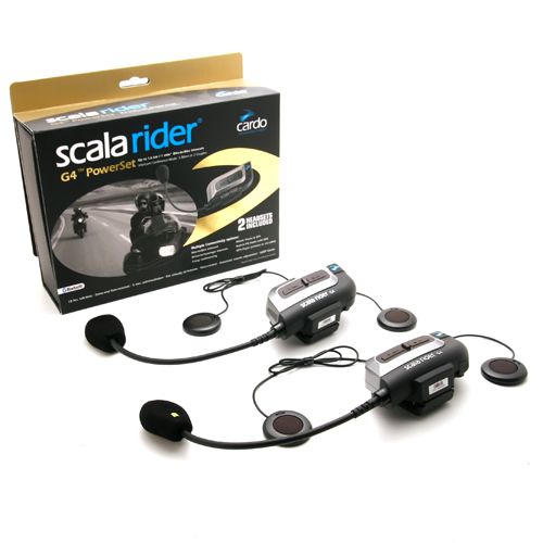 New Scala Rider G4 Powerset Bluetooth Helmet Intercom