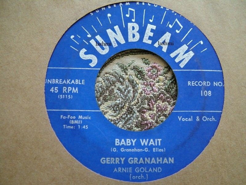 Gerry Granahan Baby Wait Completely Sunbeam Pop R R