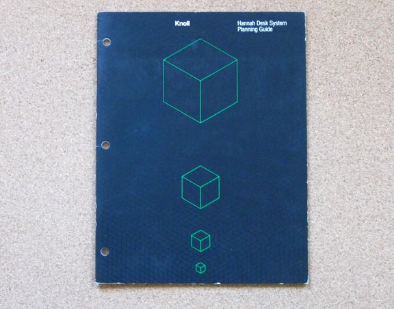 1984 Design Catalog Bruce Hannah Desk System for Knoll