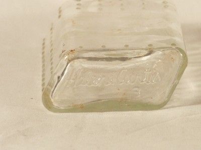 vintage antique helene curtis shampoo bottle unique