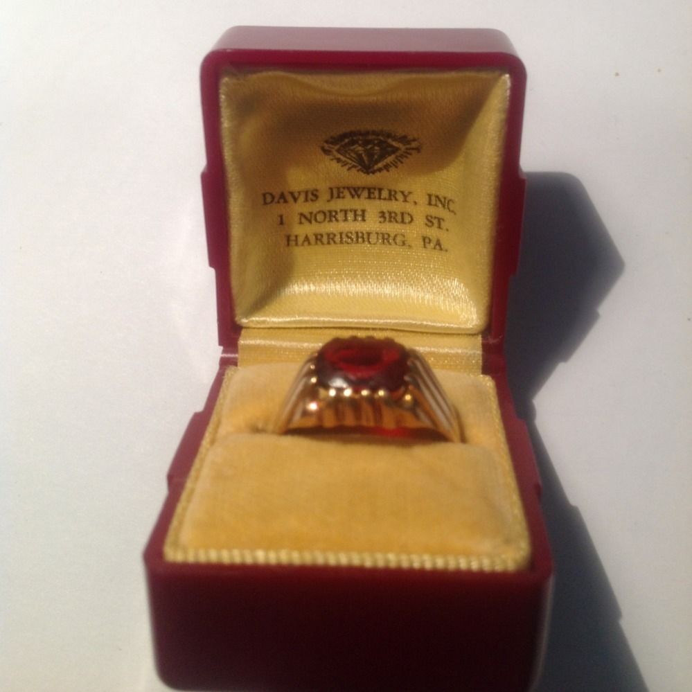 Harrisburg Pa Davis Jewelry 3rd St 14k Solid Gold Ring 4 5 Gr Art Deco