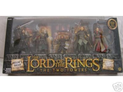 Helms Deep 5 Figure Gift Pack Lord Rings Haldir Gimli