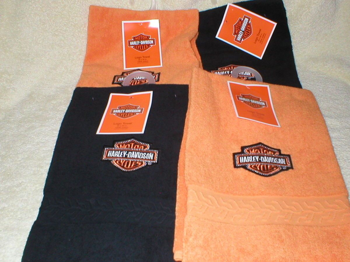 harley davidson hand towels