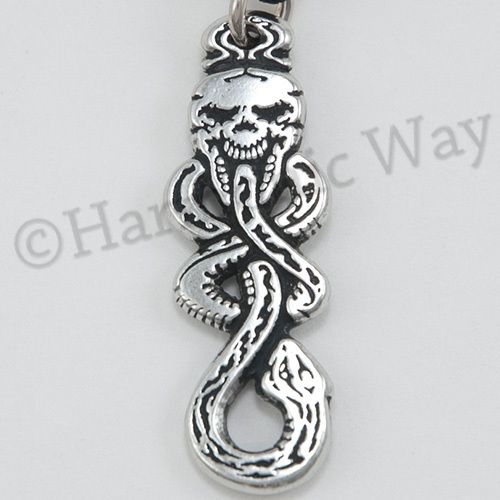 Harry Potter The Dark Mark Skull Snake Symbol Death Eaters Pendant