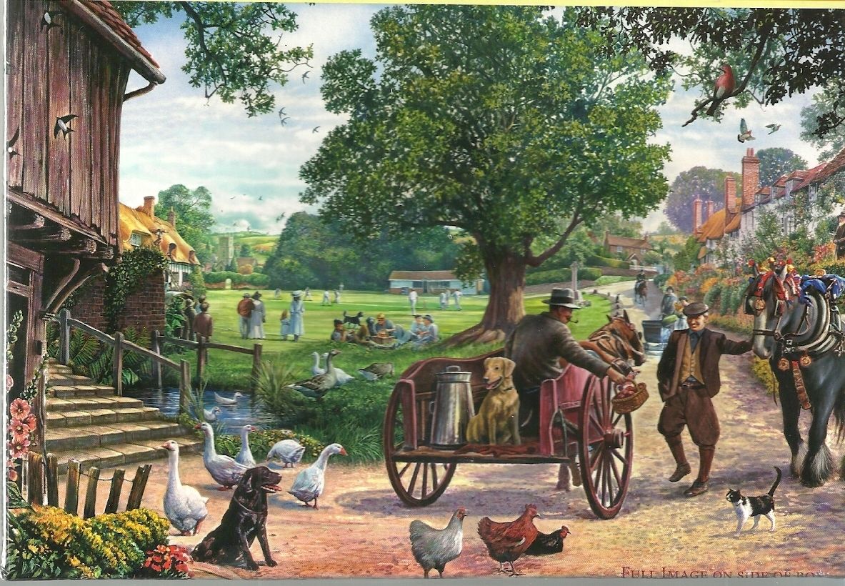 1000 Piece Jigsaw Puzzle The Village Green by Steve Crisp