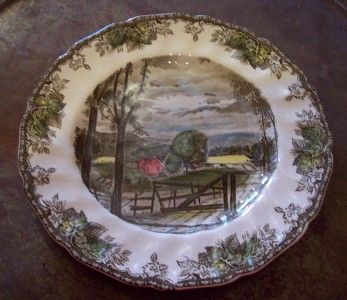 Johnson Brothers England Friendly Village Hayfield Dinner Plate Loc