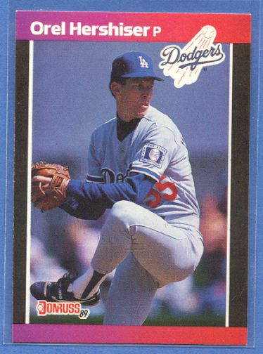 orel hershiser 1989 donruss 197