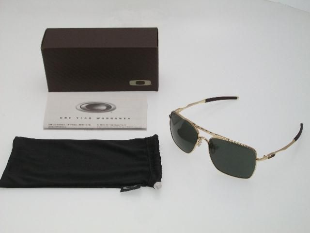 OAKLEY AUTHENTIC SUNGLASSES DEVIATION Polished Gold/Dark Grey 4061 02