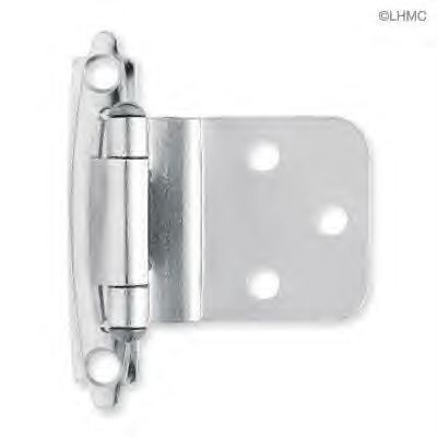 Matte Chrome Hinge Self Closing 3 8 Offset Liberty H0104AW Chr C Box