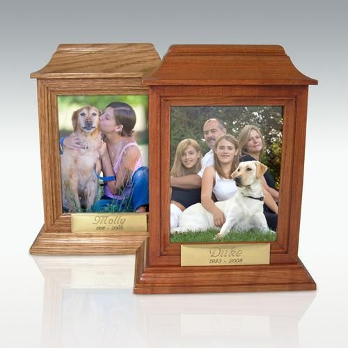 Hanover Wood Photo Frame   Pet Cremation Urn   