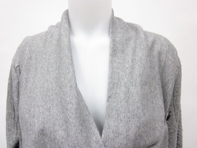 The Podolls Heather Gray Assymmetrical Drapey Sweater M