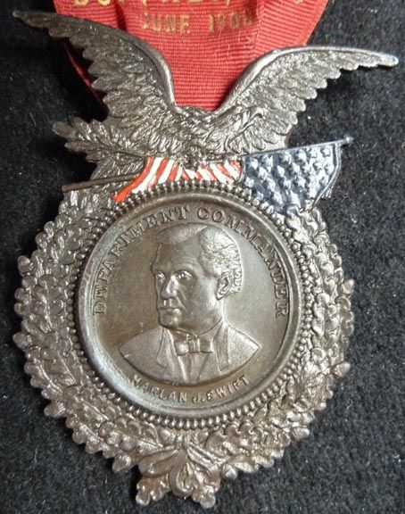 Civil War Gar State Encampment Medal New York 1908 