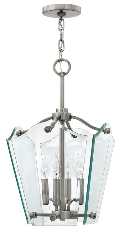 Hinkley Lighting Polished Antique Nickel 12 4Lt Foyer 3000PL