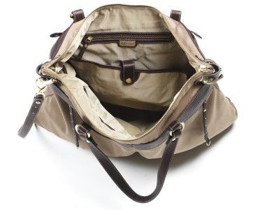 Hayden Harnett Olive Ibizia Flight Tote Crossbody Laptop