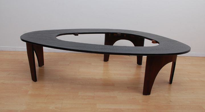 Henry P Glass Custom Made Coffee Table Mid Century Modern Eames Era