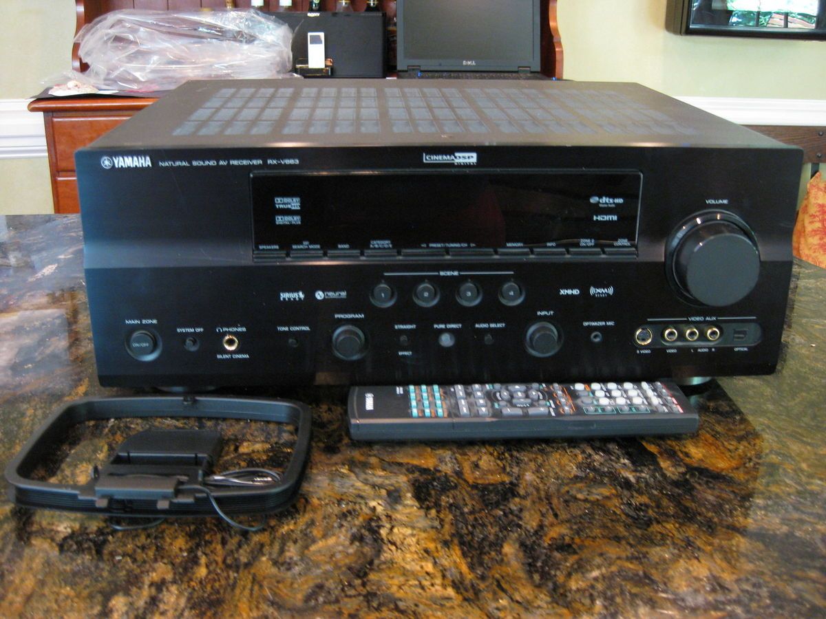 Yamaha RXV663 HDMI Receiver Home Theatre