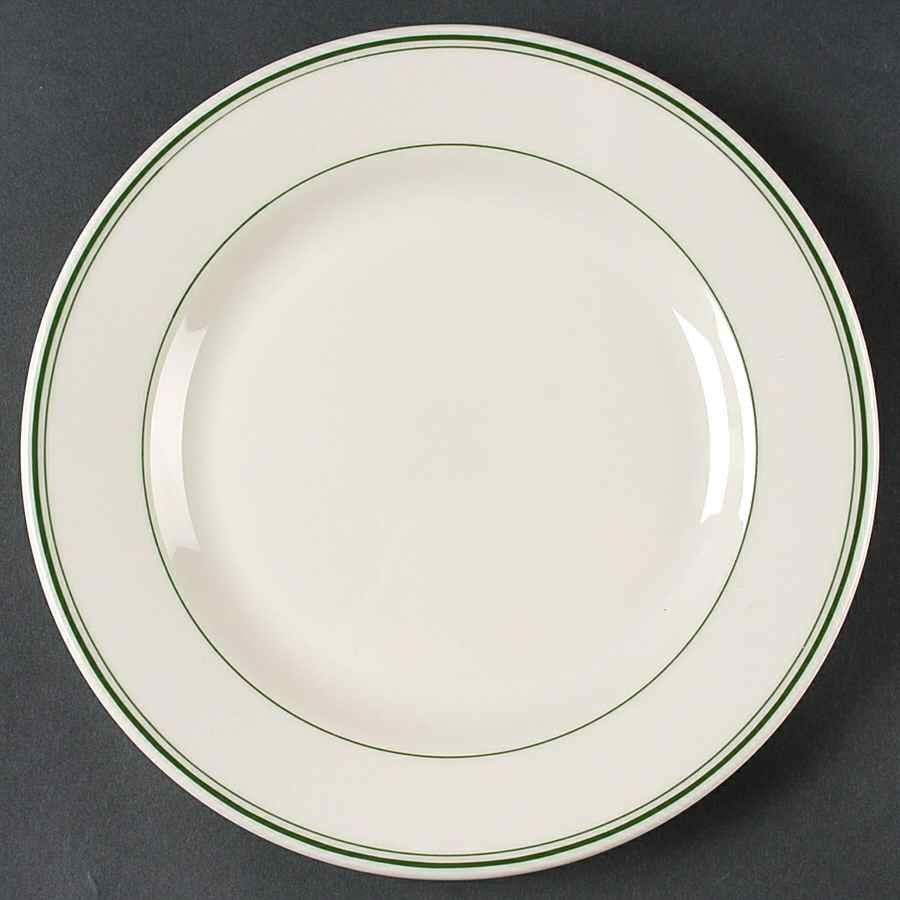 Homer Laughlin Green Band Dinner Plate 5882908