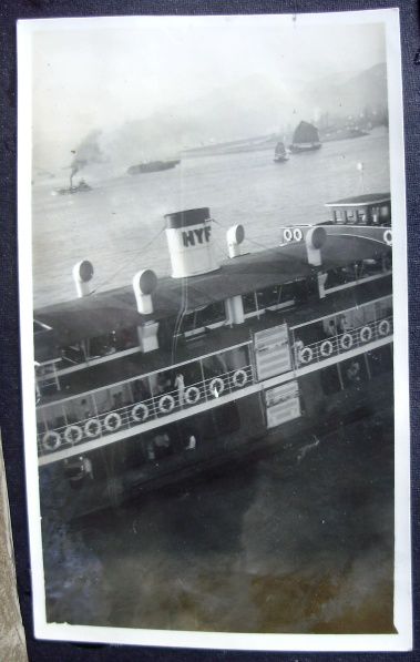 1936 Photo Album   TRAVEL TO CHINA   Hong Kong   CHINESE JUNKS