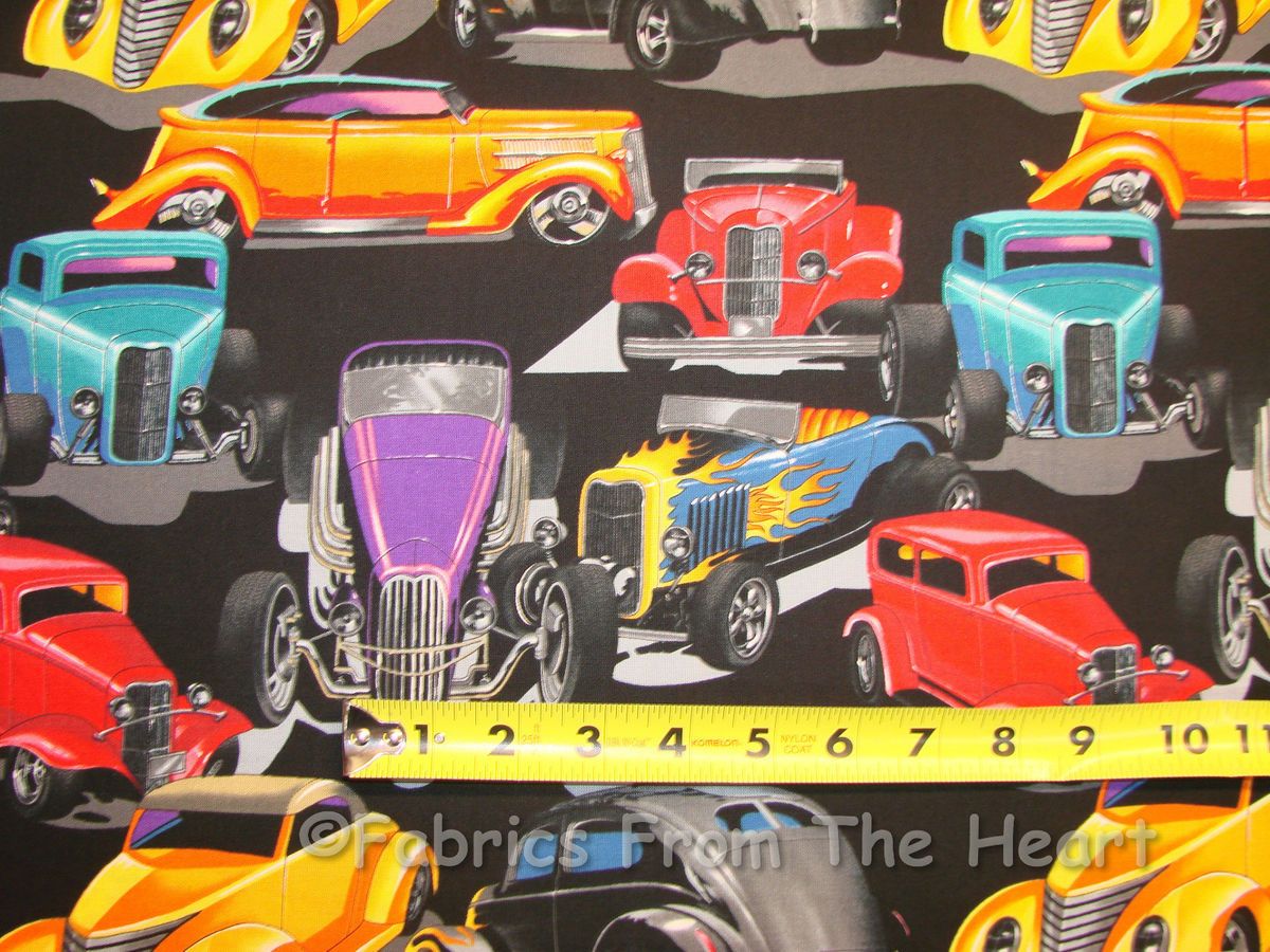  Rod Cars Bucket Coupe by Yards Alexander Henry Cotton Fabric