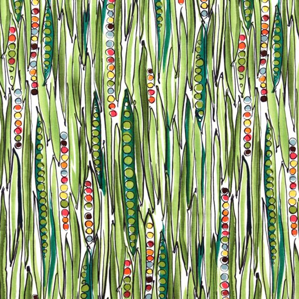 Alexander Henry Green Bean Natural Brite by Yard